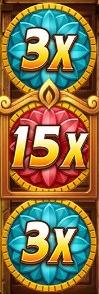 Super Gems 2 Multiplier reel
