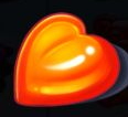 Sugar Rush 1000 Orange heart candy