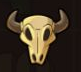 Le Cowboy Bull skull