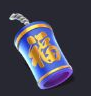 Fortune Dragon Blue cylinder