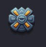 Treasures of Aztec Blue Flower