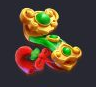 Fortune Tiger Fortune Tiger - Green-and-Gold Ruyi