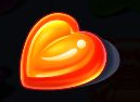 Sugar Rush Super Scatter Orange heart candy