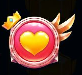 Starlight Princess Winged heart badge