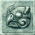 Gonzo's Quest Turquoise bird-carved stone