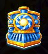 Jelly Express Blue-and-gold train Wild