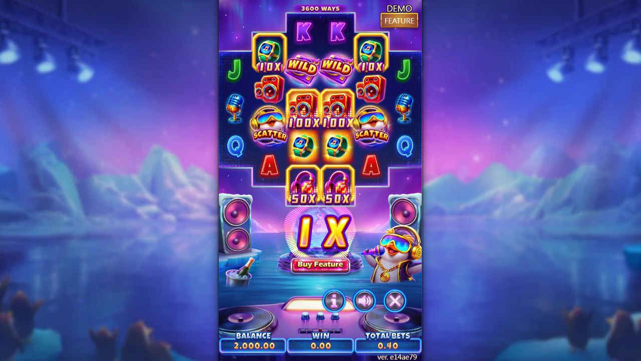 DJ Boom Boom menu expanded over the actual game screen DJ Boom Boom menu expanded over the actual game screen