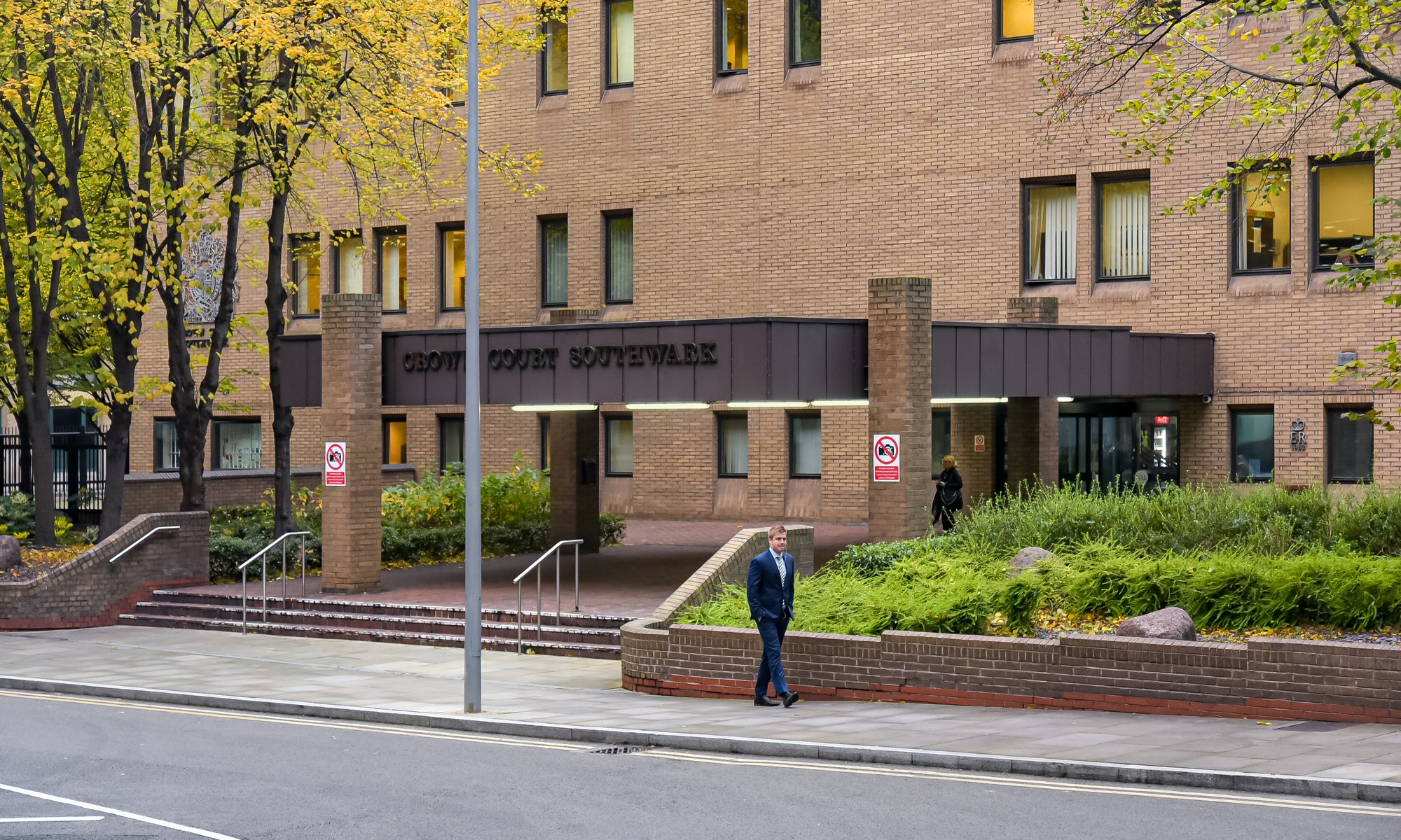 Exterior of Southwark Crown Court in London, where three defendants were sentenced in the UK general election betting case