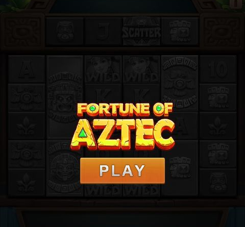 Fortune of Aztec pre-play screen opened through NUSTAR Online