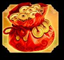 Fortune Snake (Endorphina) Red-and-gold money bag