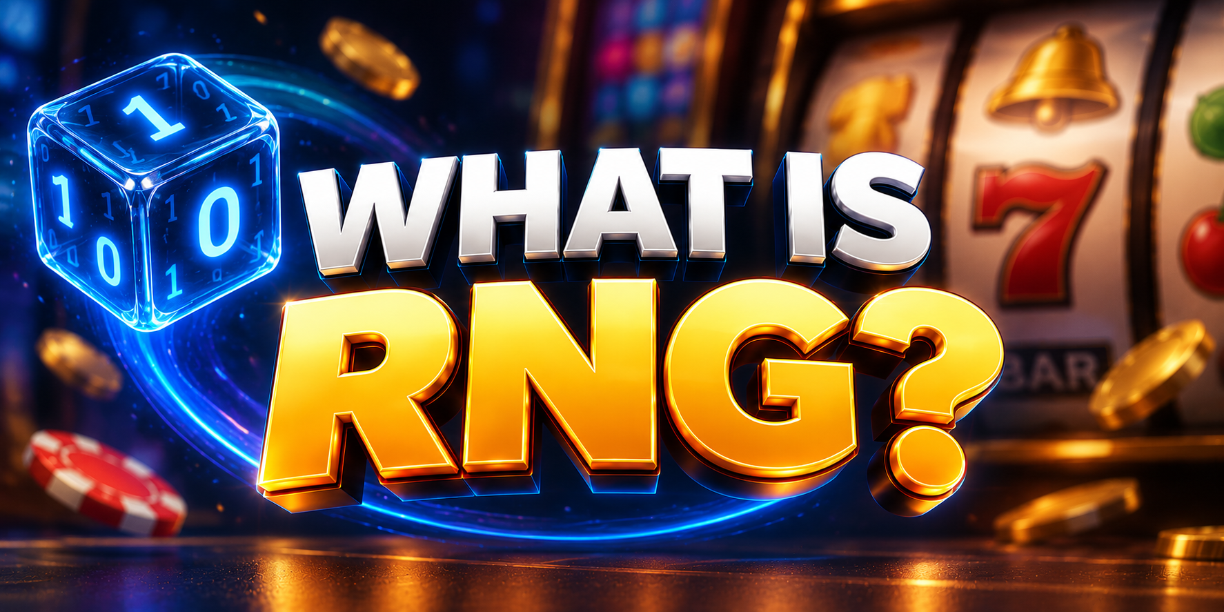 Editorial illustration for What Is RNG? Random Number Generators in Online Casino Games Editorial illustration for What Is RNG? Random Number Generators in Online Casino Games