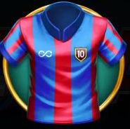 Ronaldinho Spins Ronaldinho Spins — Red and blue shirt