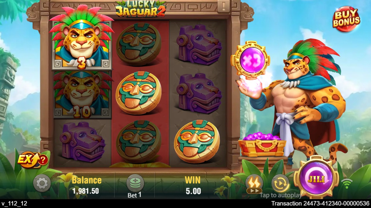 Spin 36 with a highlighted Wild 3 and masks, a dimmer Wild 10, and final WIN 5