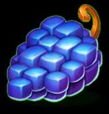 100 Bulky Fruits Golden Coins Link Grapes