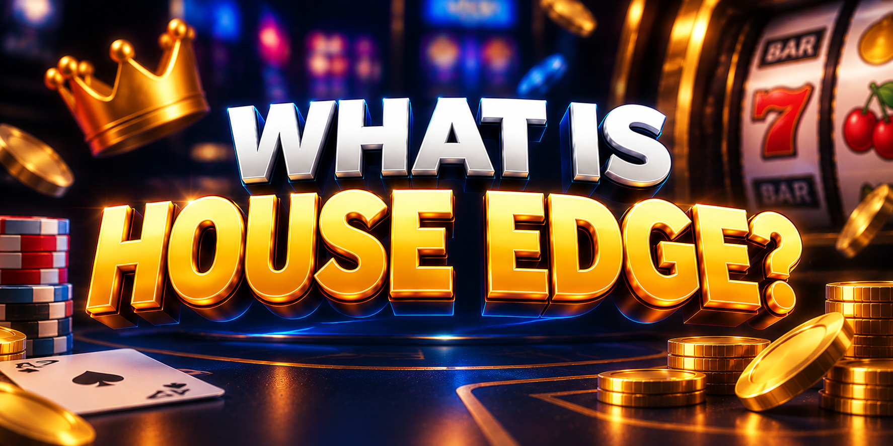 Editorial illustration for What Is House Edge? The Casino’s Mathematical Advantage