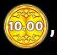 100 Bulky Fruits Golden Coins Link Cash coin