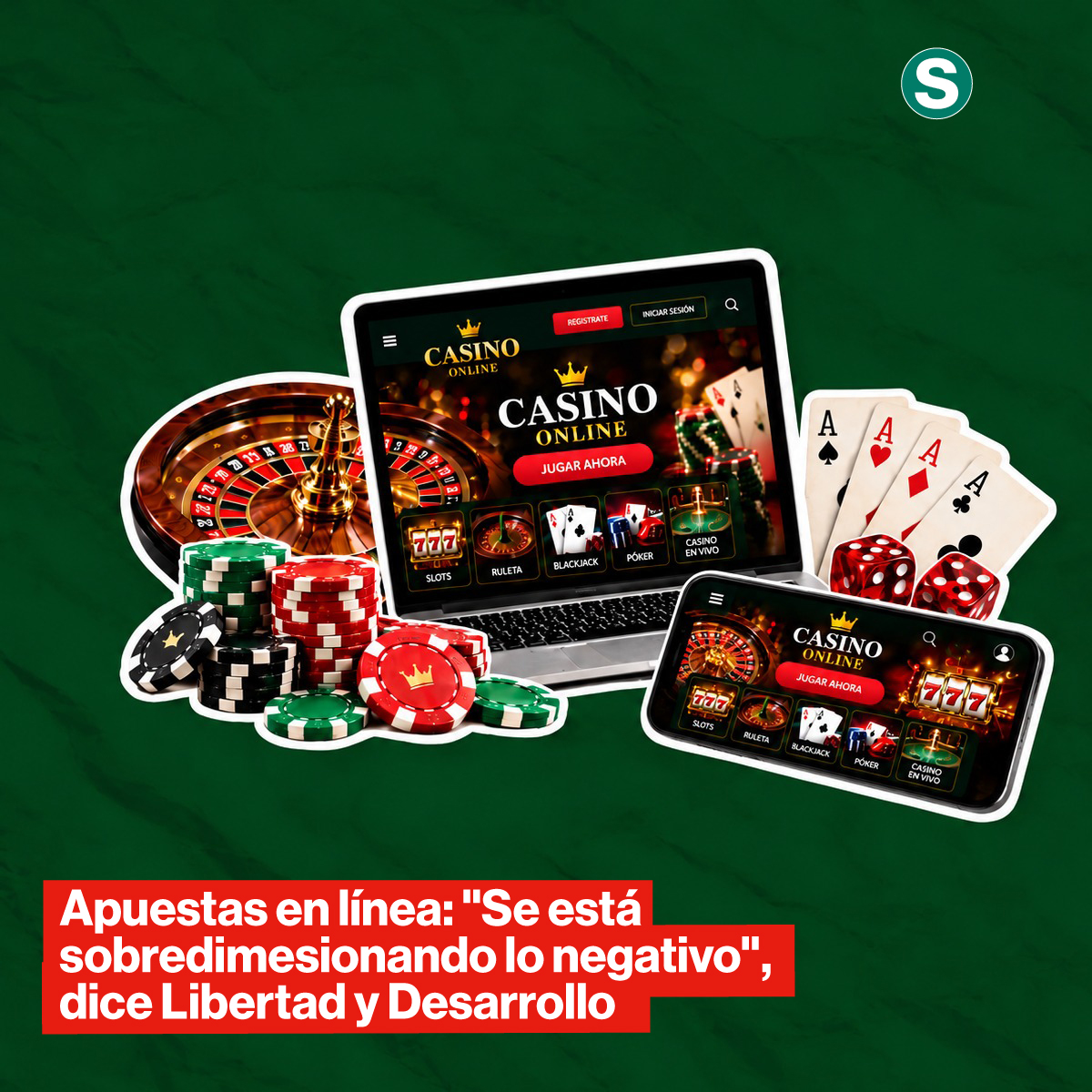La Segunda coverage of online gambling regulation in Chile