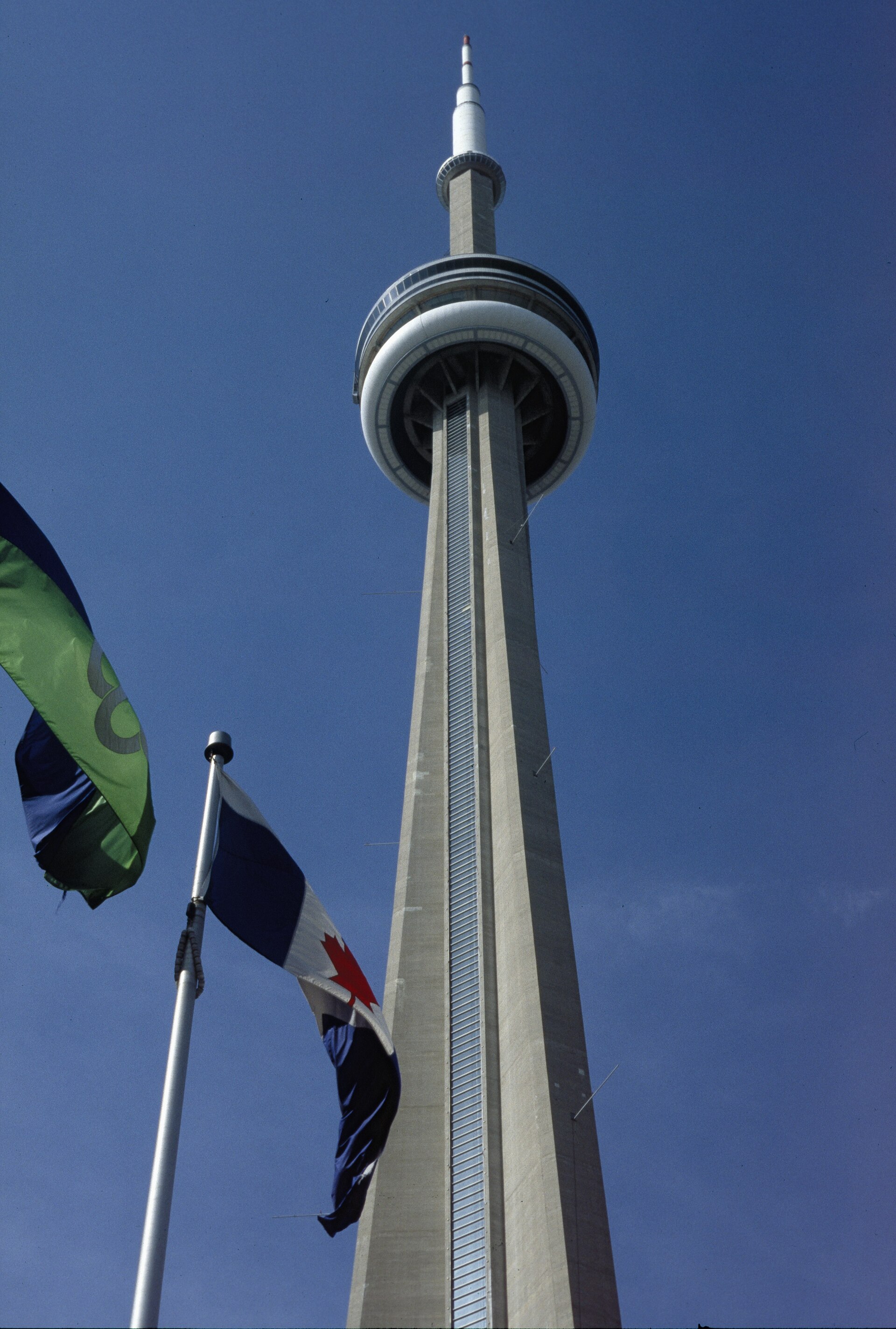 CN Tower rising over Toronto, Ontario, Canada CN Tower rising over Toronto, Ontario, Canada