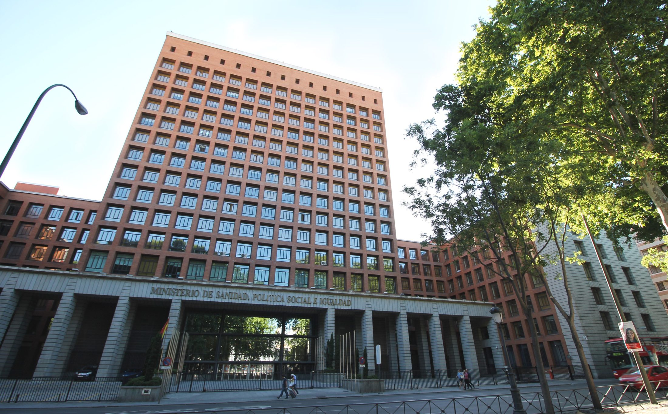 The government building on Paseo del Prado in Madrid that houses Spain's Ministry of Consumer Affairs