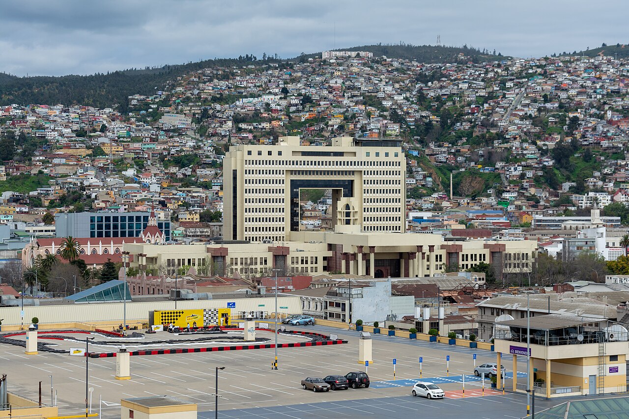 Chile's National Congress building in Valparaíso; archival photograph, not the reported 2026 event.
