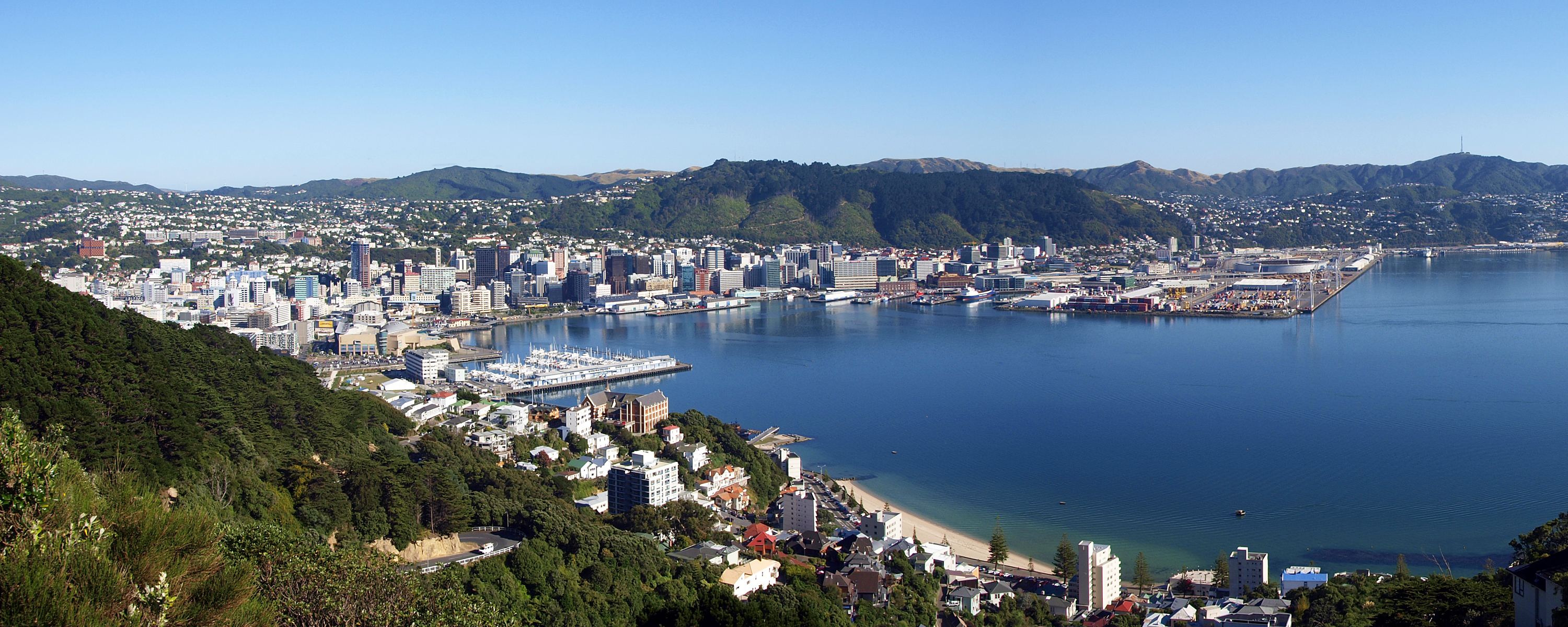 Wellington skyline and harbour in March 2010; geographical context, not the DigiPlus licence auction. Wellington skyline and harbour in March 2010; geographical context, not the DigiPlus licence auction.