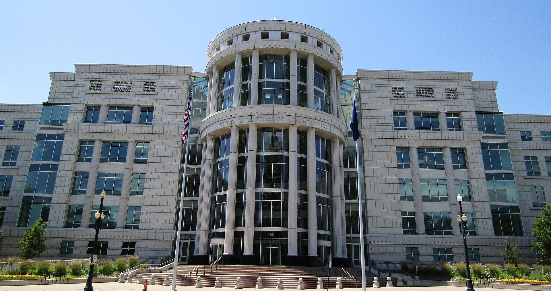 The Scott M. Matheson Courthouse in Salt Lake City, home of Utah's Third District Court