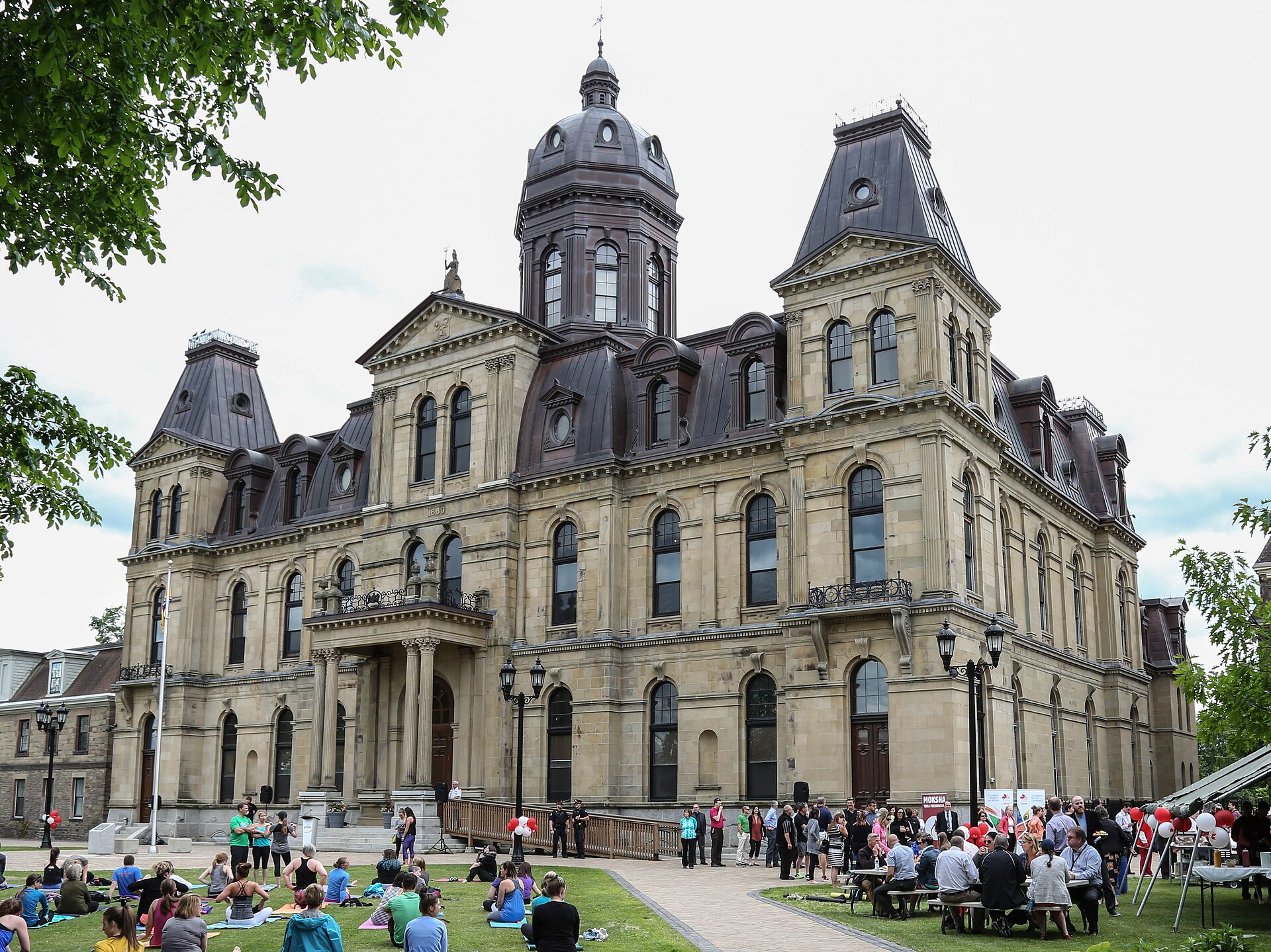 The New Brunswick Legislative Building in Fredericton
