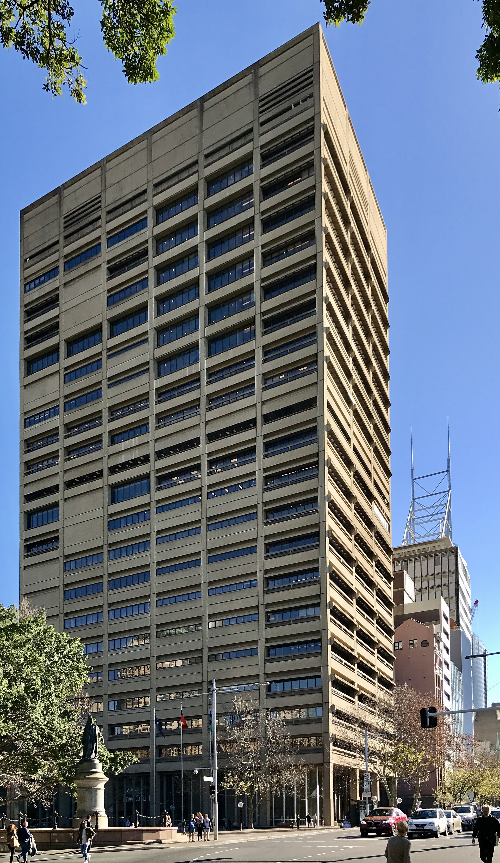 The Law Courts Building in Queens Square, Sydney, which houses the Federal Court of Australia