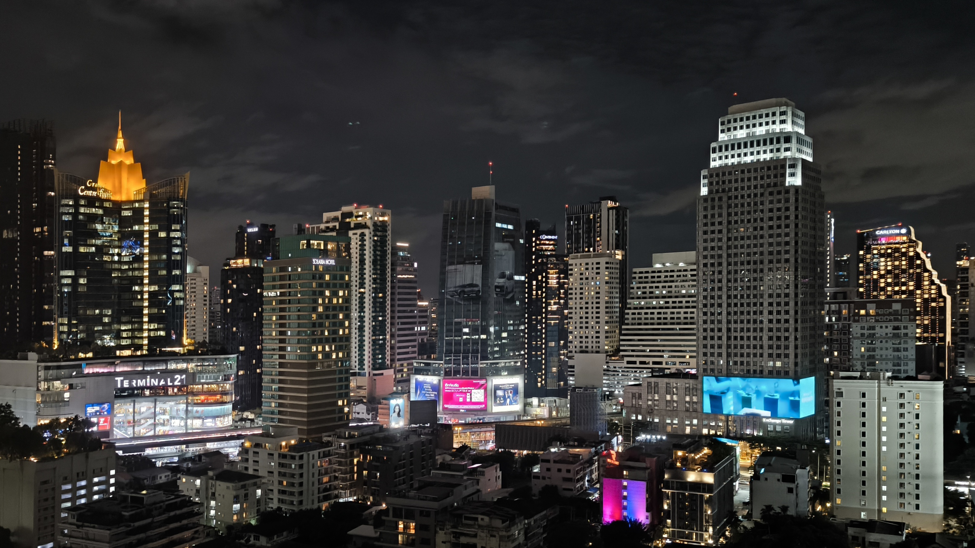 Bangkok’s Sukhumvit skyline at night, photographed in July 2024 Bangkok’s Sukhumvit skyline at night, photographed in July 2024